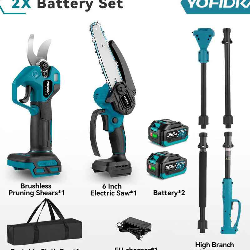 Akku Teleskop-Astsäge 3-in-1 – kompatibel mit Makita 18V
