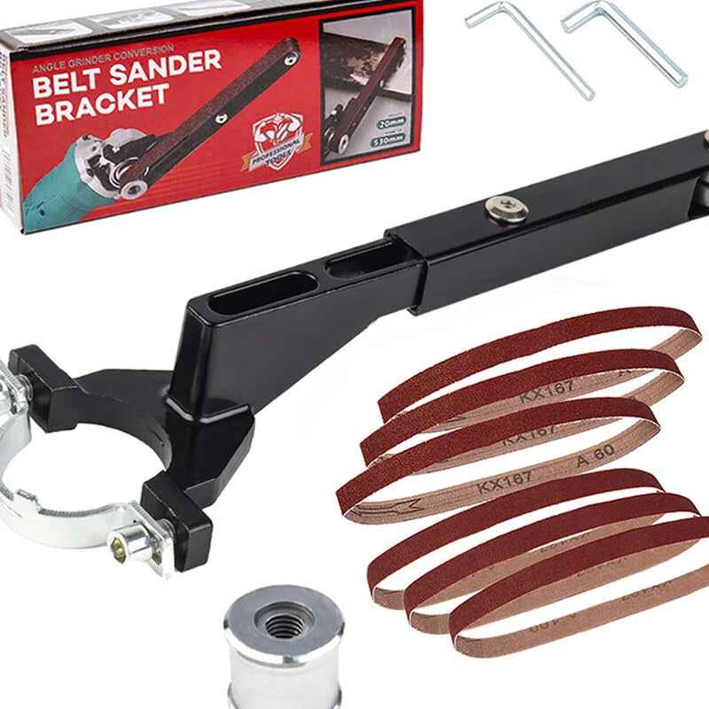 Bandschleifer Minischleifer – Aufsatz für Winkelschleifer Flex 100–125 mm