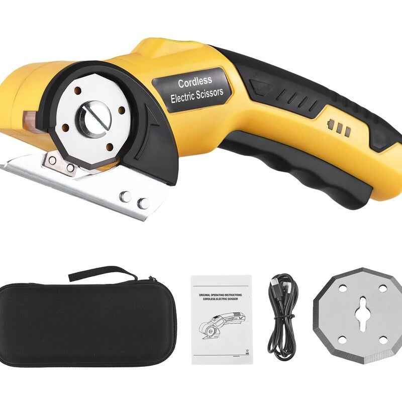 Akku Elektroschere 4V – Karton- & Folienschneider mit LED-Licht