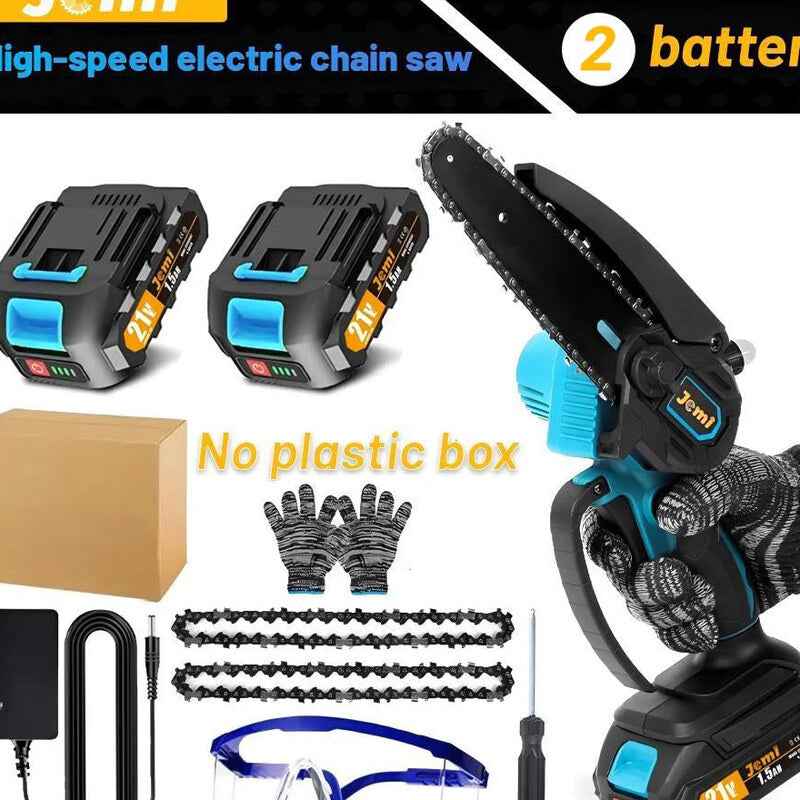 Akku Kettensäge 6 Zoll – kompatibel mit Makita 18V