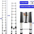 Teleskopleiter Aluminium – bis 150 kg, für Zuhause