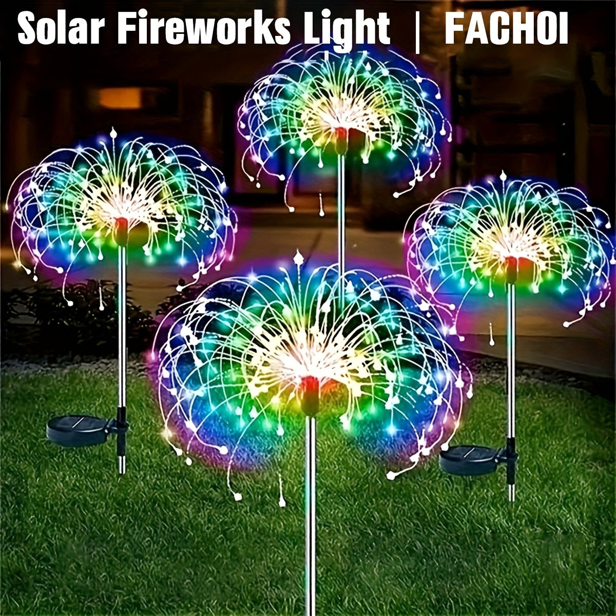 200LEDs Solar Gartenleuchten Solar Feuerwerksleuchten 1509060 LEDs 8 Beleuchtungsmodi Solarleuchten fr den Auenbereich wasserdicht fr Garten Terrasse Gehweg Party Hochzeitsdekoration  Khles WeiWarmes WeiMehrfarbig