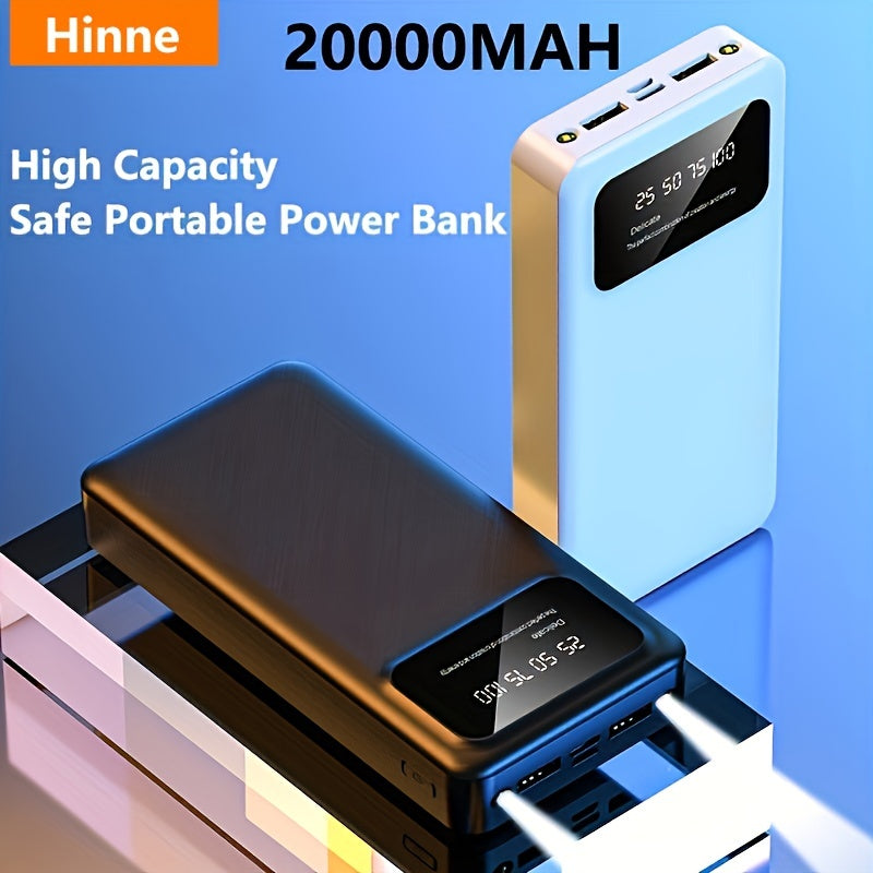 1000020000 MAh HochleistungsPortable Power Bank 5V21A Portable USBLadegert Kompatibel Mit AndroidiPhoneGerten 2xUSBAusgang Typc Micro Mit LED Und Digitalanzeige Sicher Und Stabil PolymerLithiumBatterie