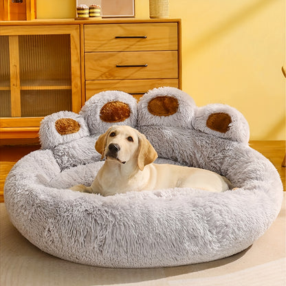 Flauschig weicher Katzenkorb Hundekorb Warmes Haustierbett fr Winter Katzenbett Katzenmatte Tiersofa